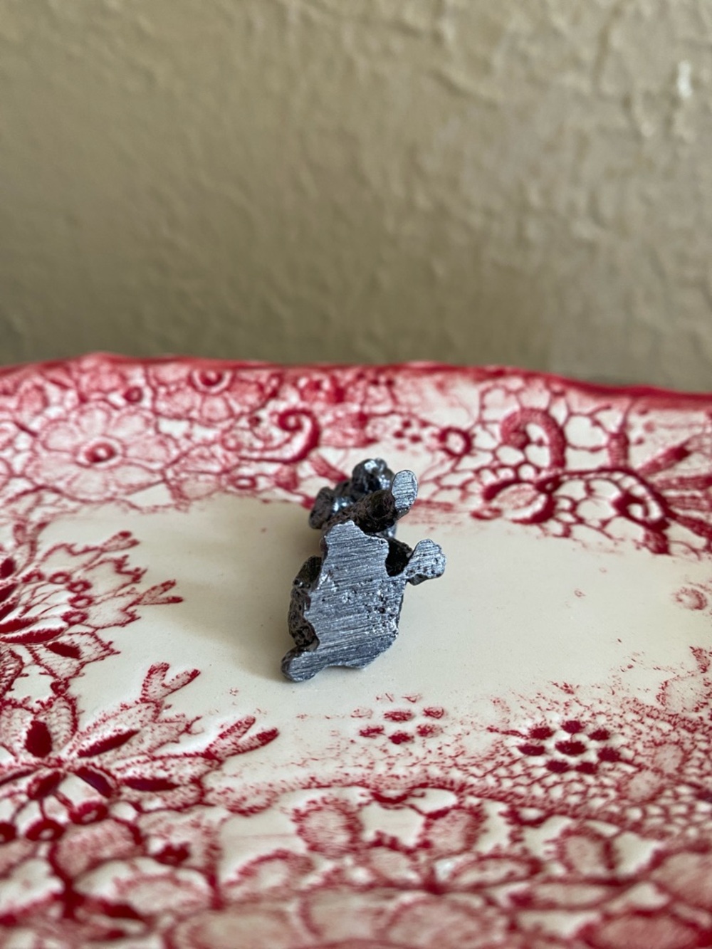 🩶Vintage🩶Pewter Miniature Puppy Figurine - Picture 12 of 14